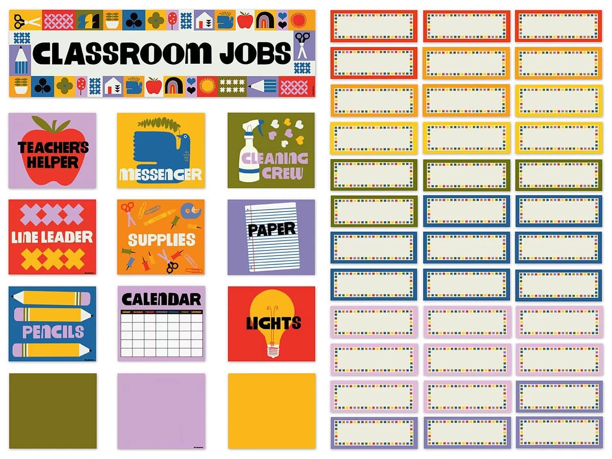 Lisa Congdon Classroom Jobs Bulletin Board Set - US 3420