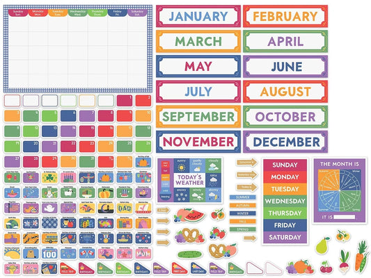 Farmers Market Calendar Bulletin Board Set - US 8137