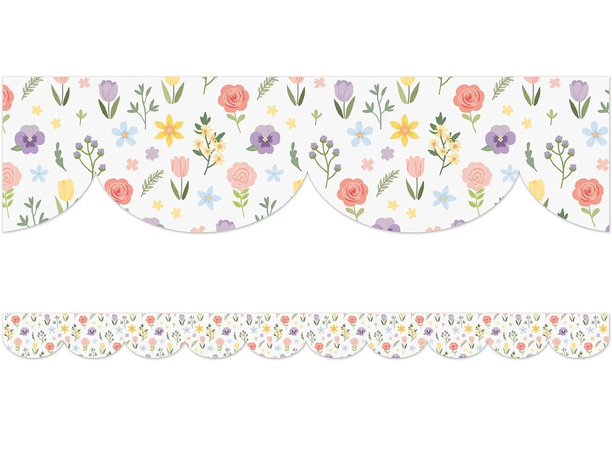 Spring Garden Scalloped Border - US 9689