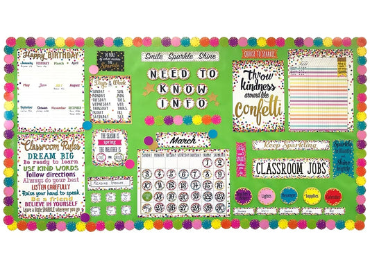 Confetti Magnetic Write & Wipe Accents - US 1522