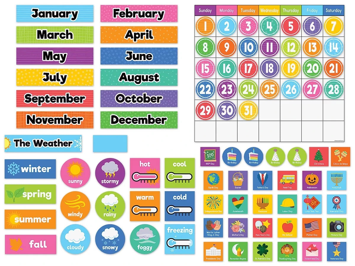 Magnetic Classroom Calendar - US 4137