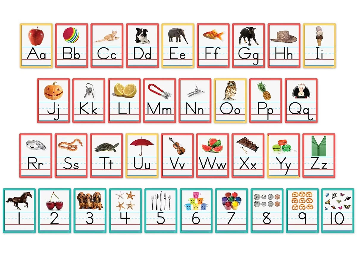 Alphabet and Number Bulletin Board Set - US 5191