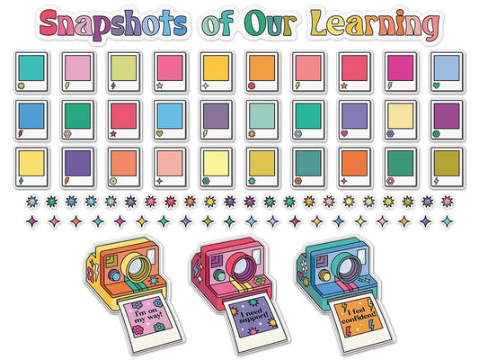 Retro Remix Snapshots of Our Learning Bulletin Board Set - US 8503