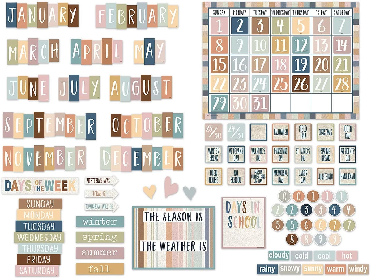 Everyone Is Welcome Calendar Bulletin Board Set - US 6922