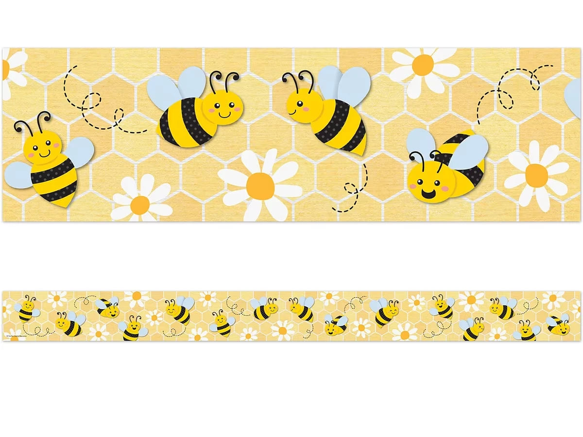 Buzzing Bees Border - US 8103
