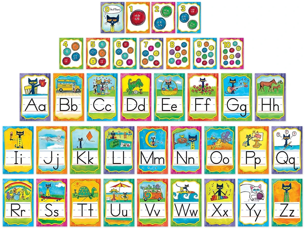 Pete the Cat® Alphabet Card Bulletin Board Set - US 1009