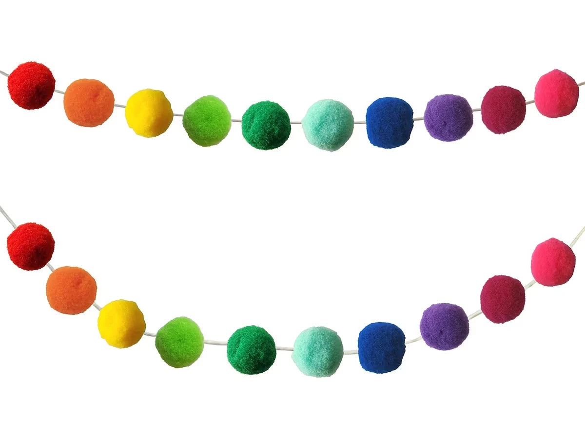 Creatively Inspired Pom-Pom Garland Accents - US 1130