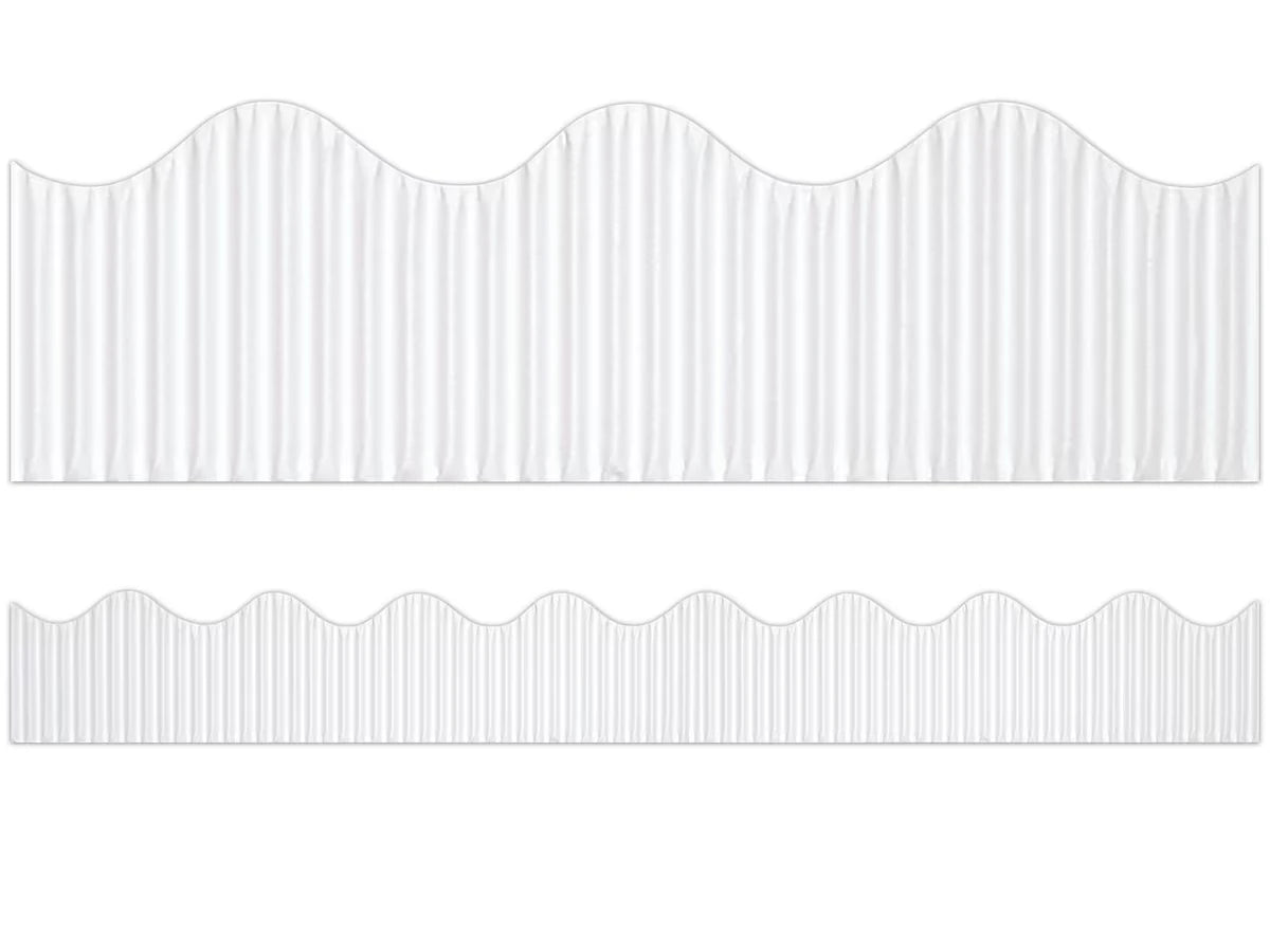 White Scalloped Bordette® - US 9756