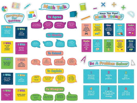 Math Talk Bulletin Board Set - US 5647