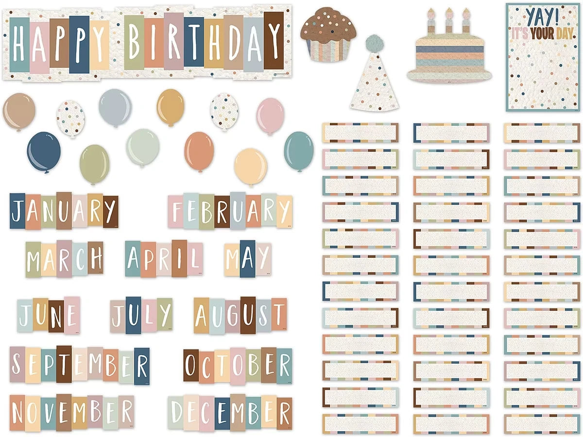 Everyone Is Welcome Birthday Bulletin Board Set - US 5813