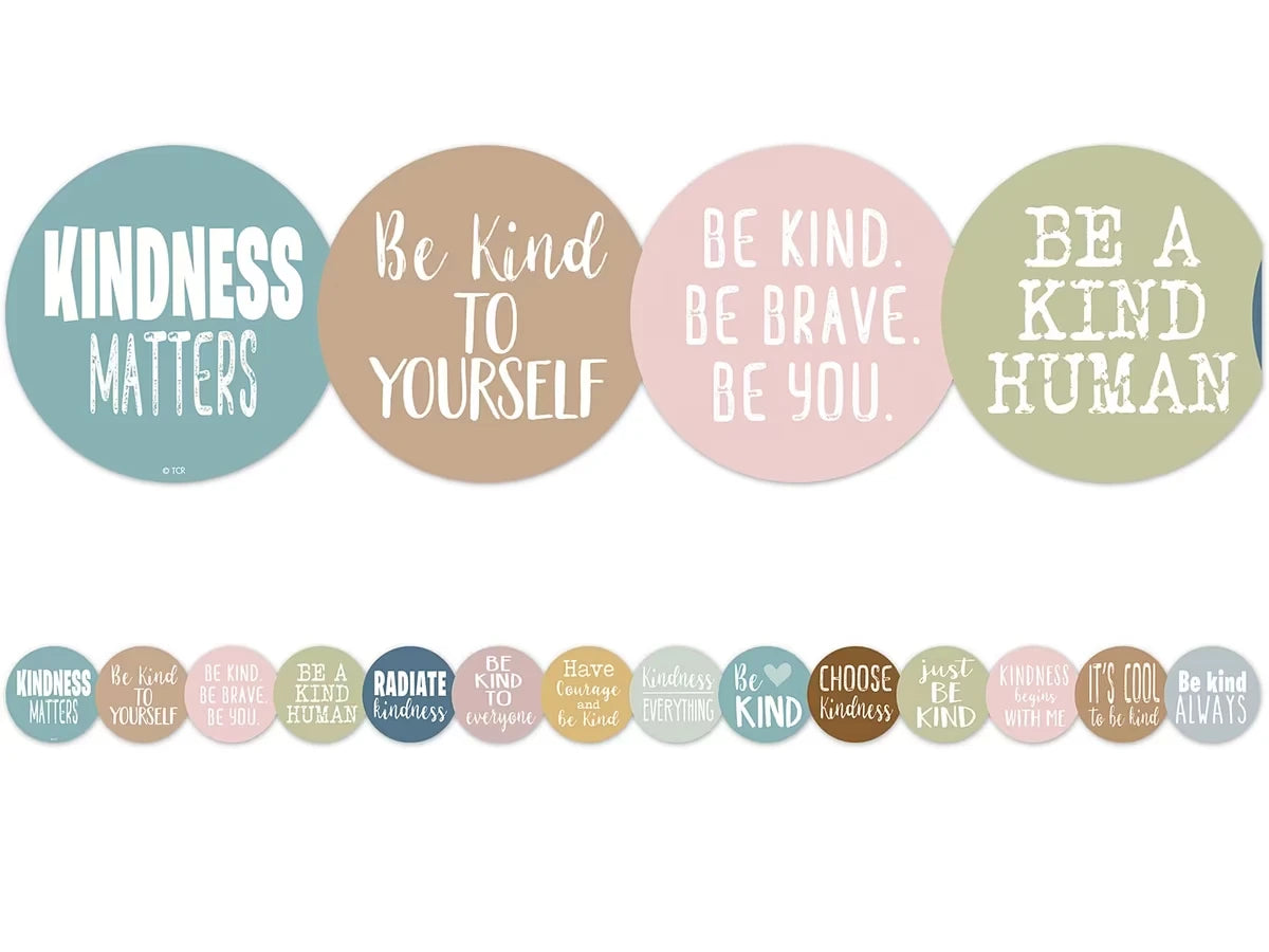 Everyone Is Welcome Kindness Motivational Border - US 3925