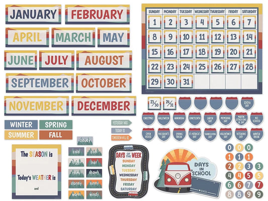 Moving Mountains Calendar Bulletin Board Set - US 4540