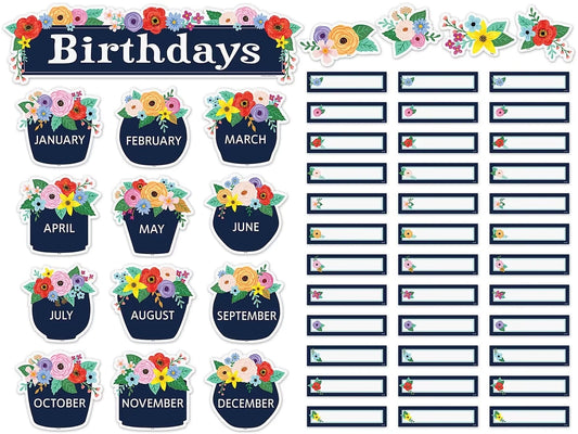 Wildflowers Birthday Bulletin Board Set - US 4980