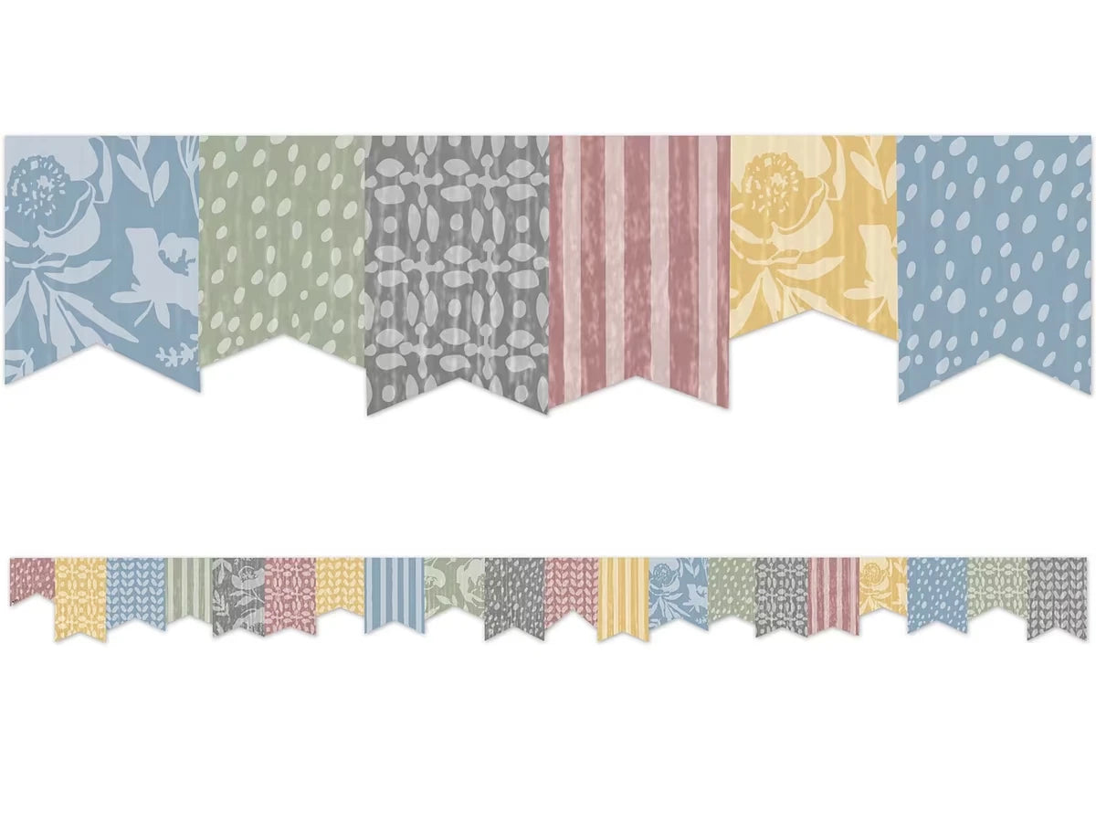 Classroom Cottage Pennants Border - US 5018