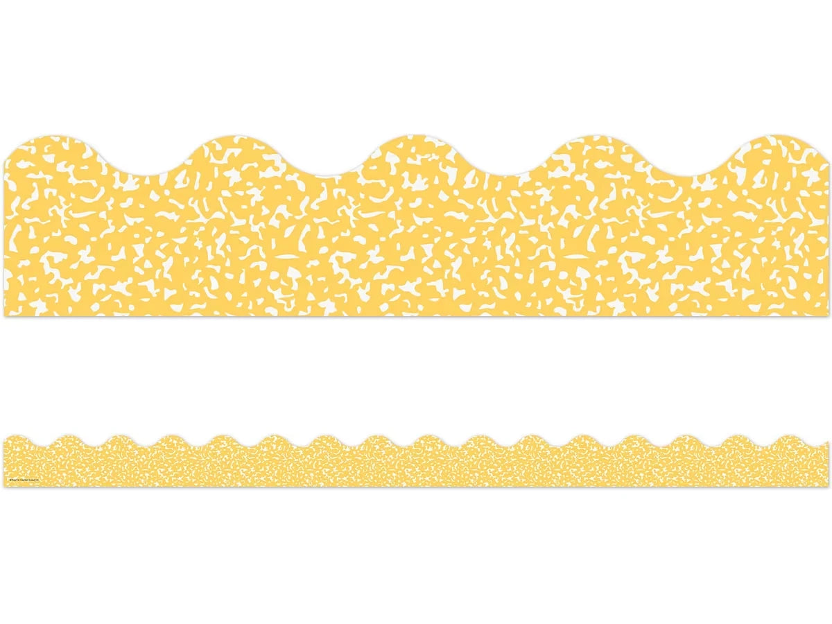 Cool for School Yellow Scalloped Border - US 2071