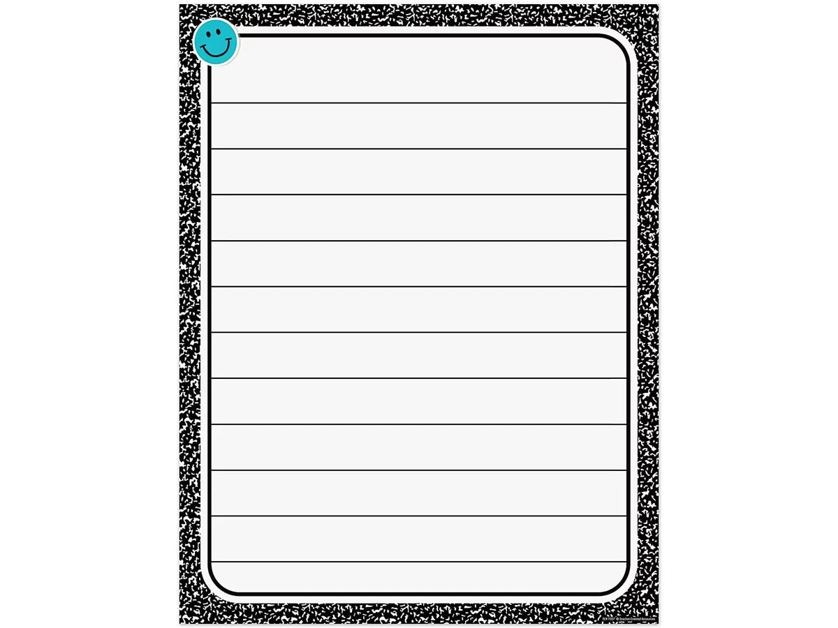 Cool for School Composition Lined Poster - US 7822