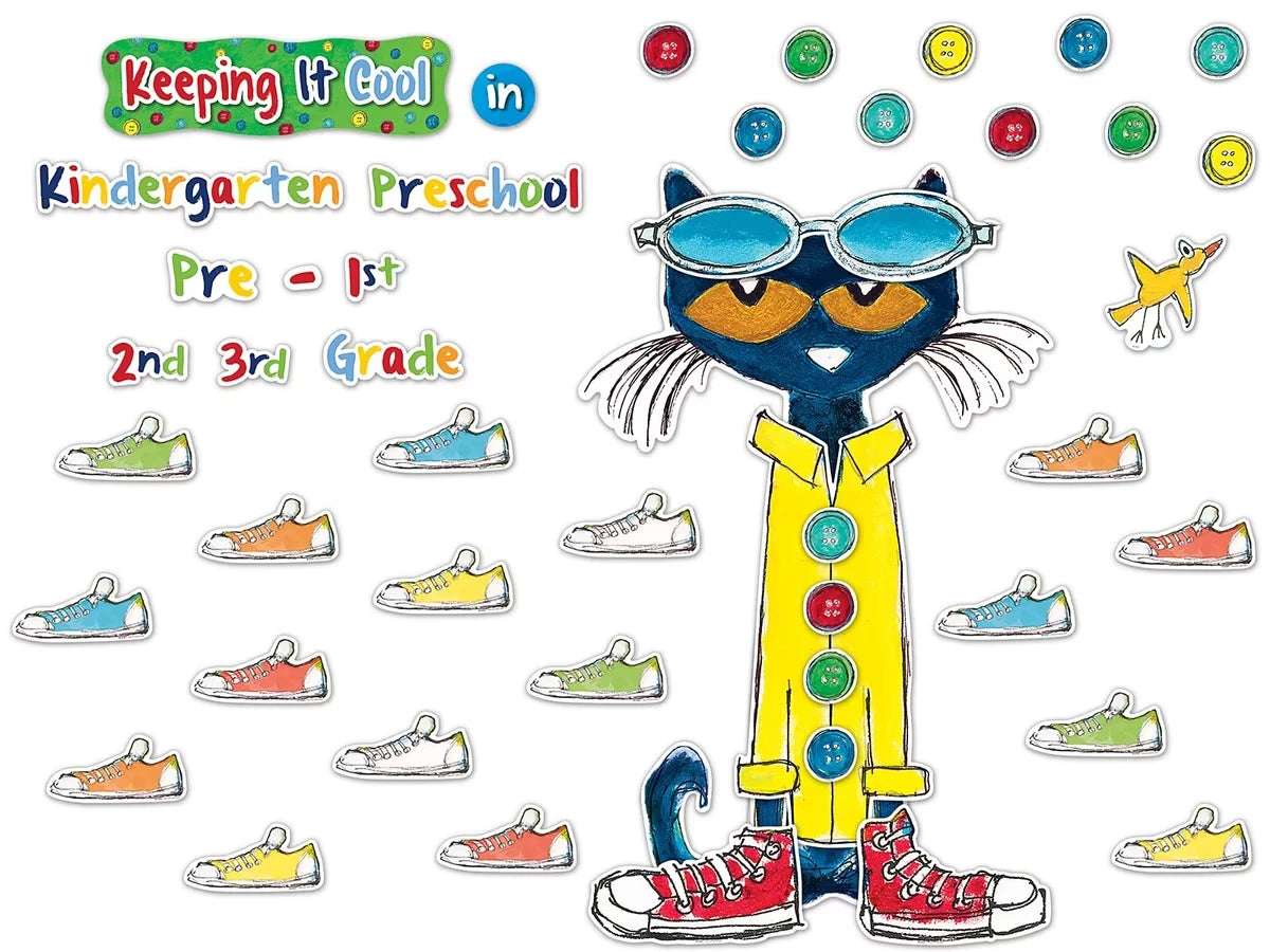 Pete the Cat® Keeping It Cool In… Bulletin Board Set - US 7189