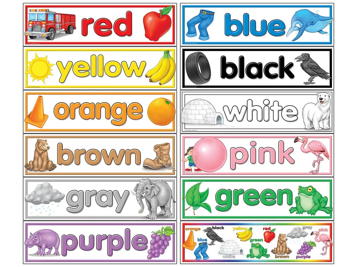 Learning Colors Bulletin Board Set - US 7150
