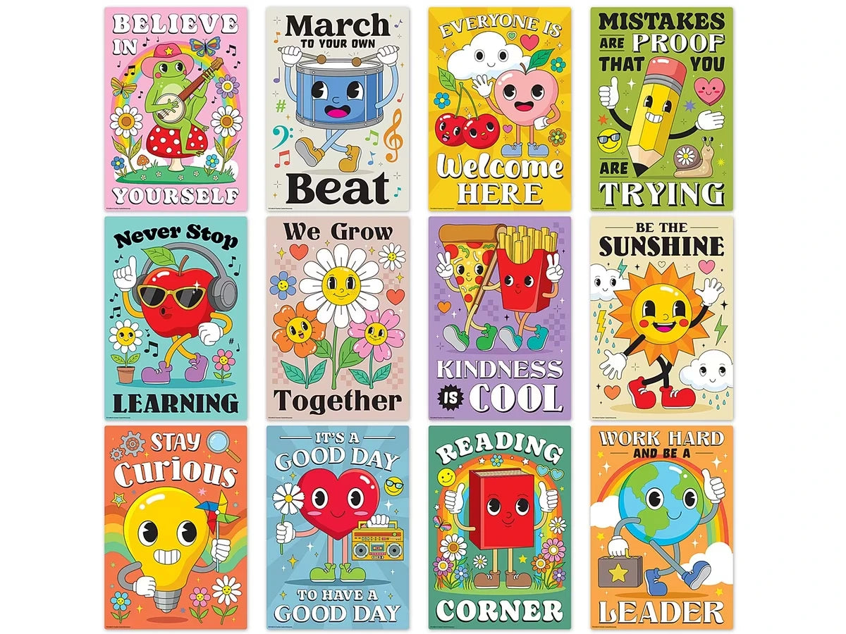 Retro Fun Small Poster Pack - US 7176