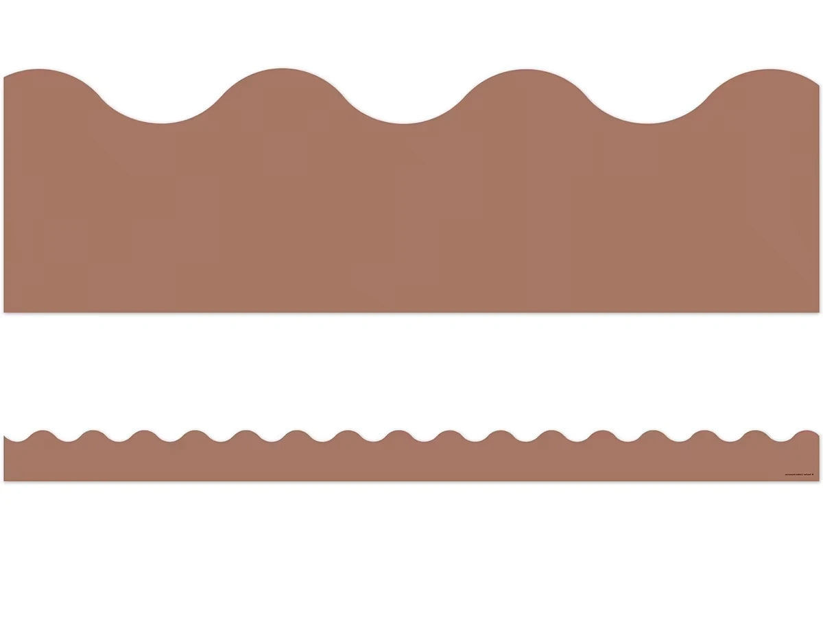 Mocha Scalloped Border - US 2864