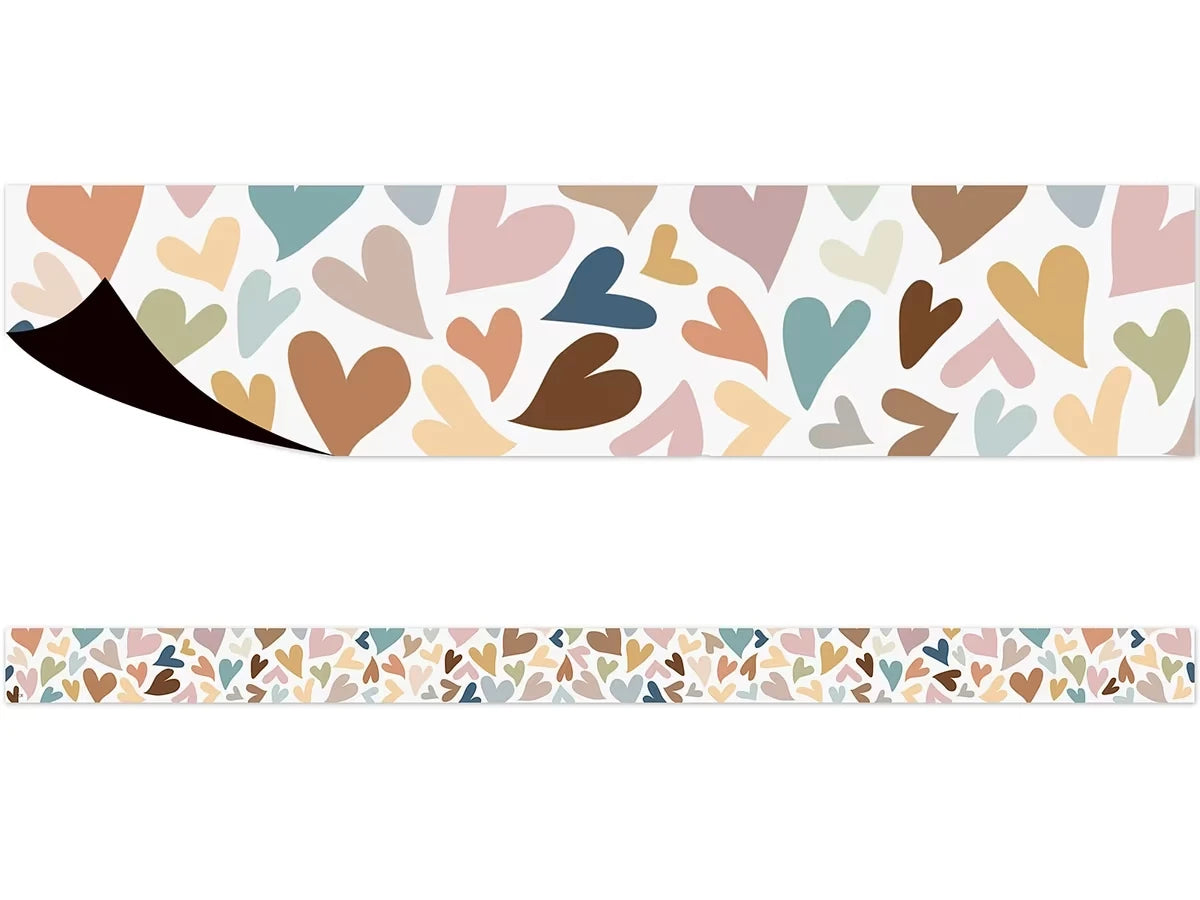 Everyone Is Welcome Hearts Magnetic Border - US 3877