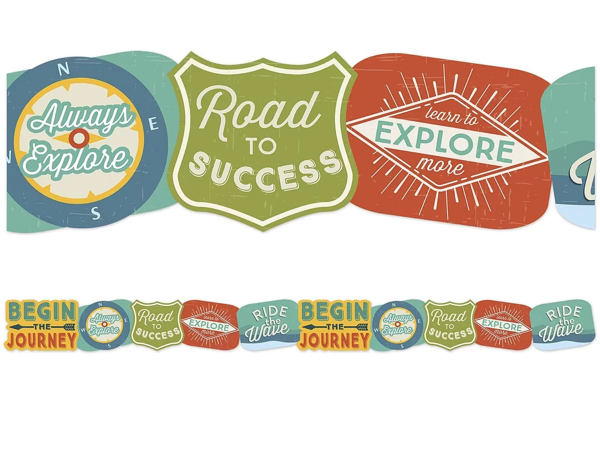 Adventurer Badge Motivational Border - US 3408