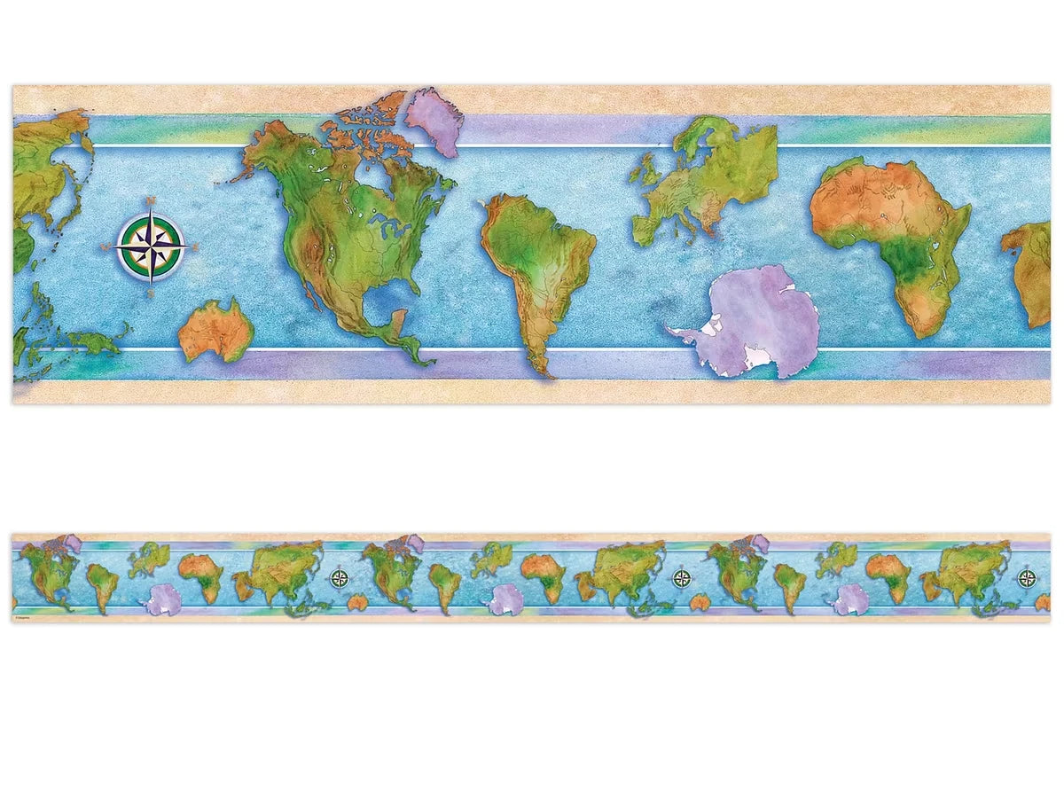 World Map Border - US 2005