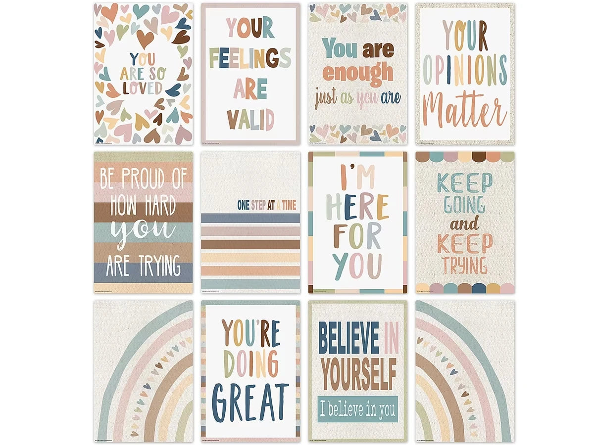 Everyone Is Welcome Motivational Small Poster Pack - US 5636