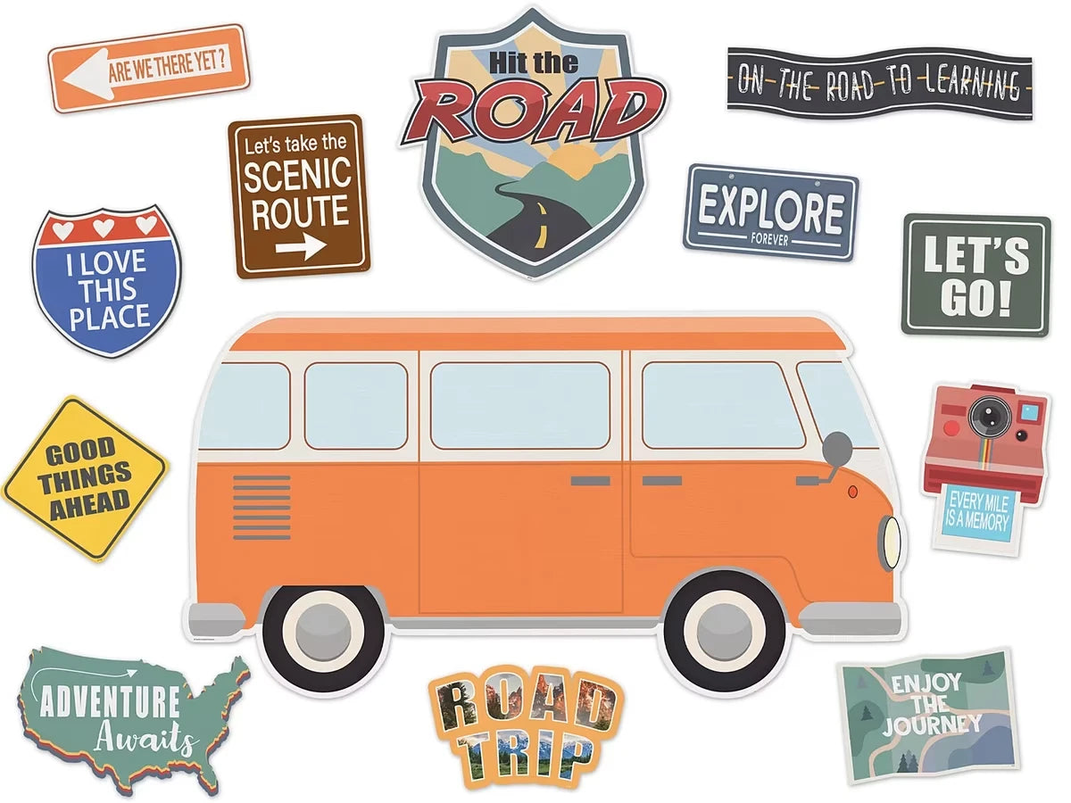 Moving Mountains Hit the Road Bulletin Board Set - US 1628
