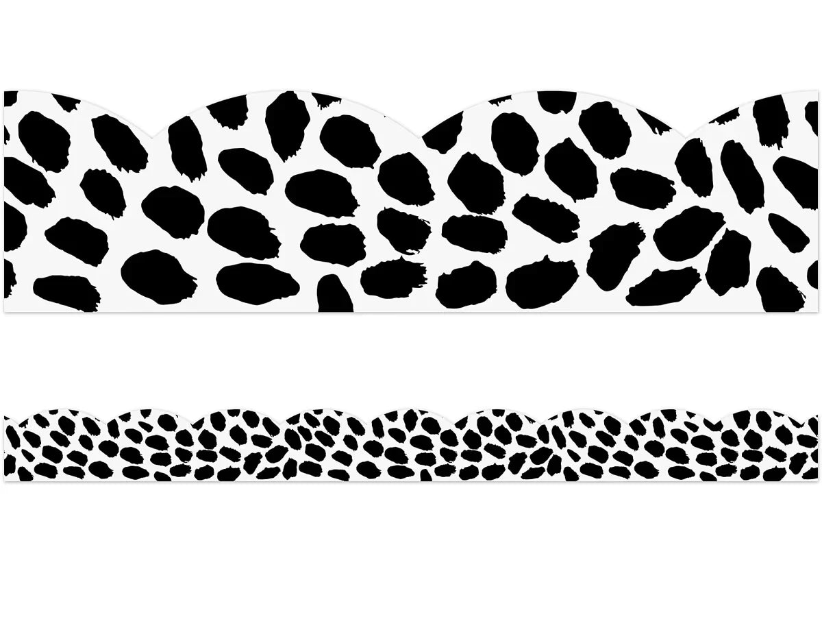 Simply Safari Dot Scalloped Border - US 2064