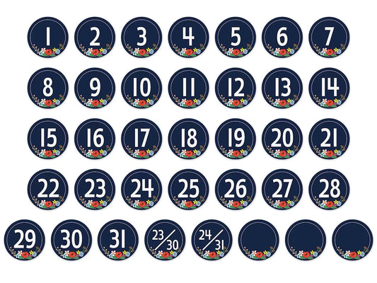 Wildflowers Calendar Mini Accents - US 3055