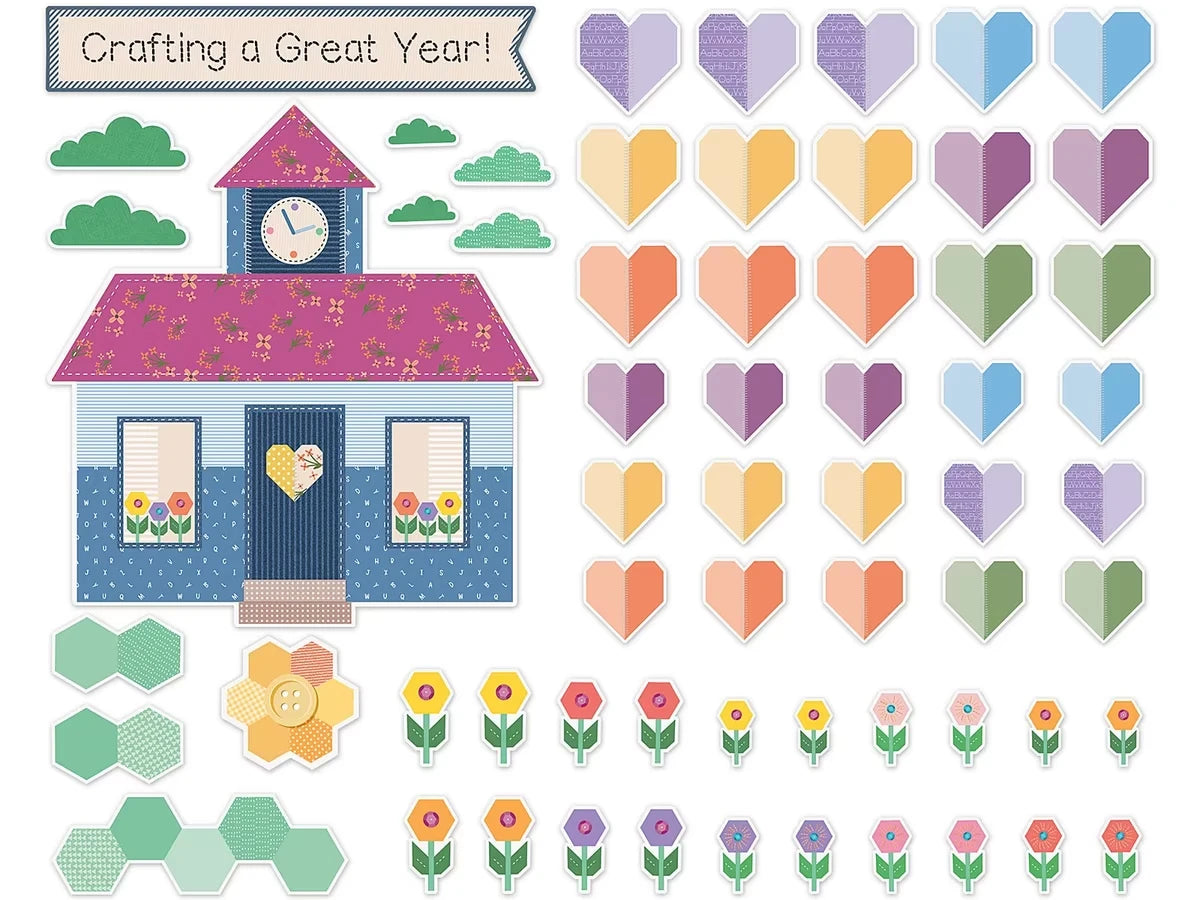 Crafty and Cool Crafting a Great Year Bulletin Board Set - US 5861