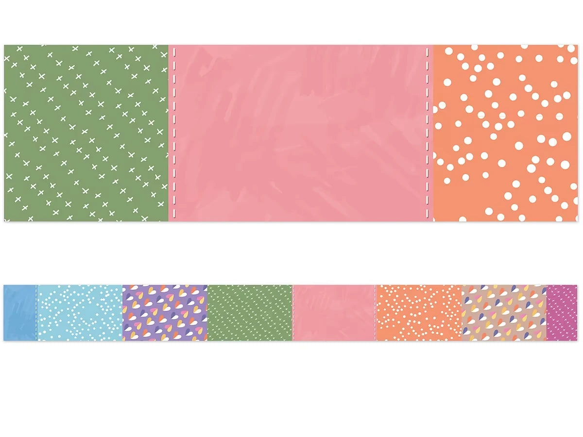 Retro Remix Patchwork Border - US 5062