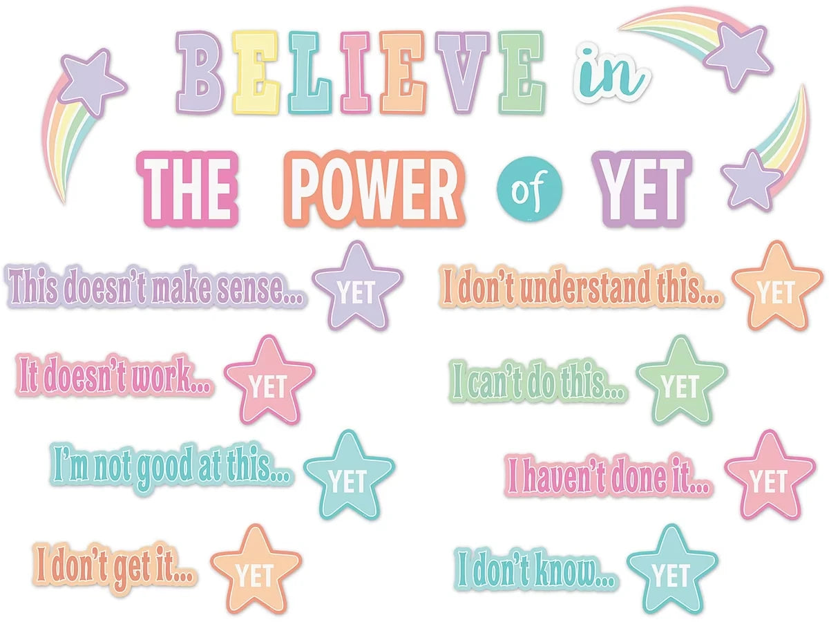 Pastel Pop Bulletin Board Set - US 6194