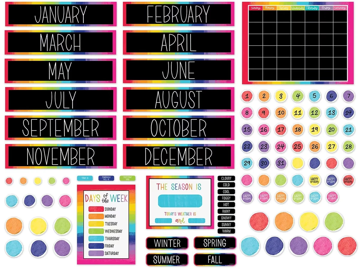 Light Bulb Moments Calendar Bulletin Board Set - US 3185