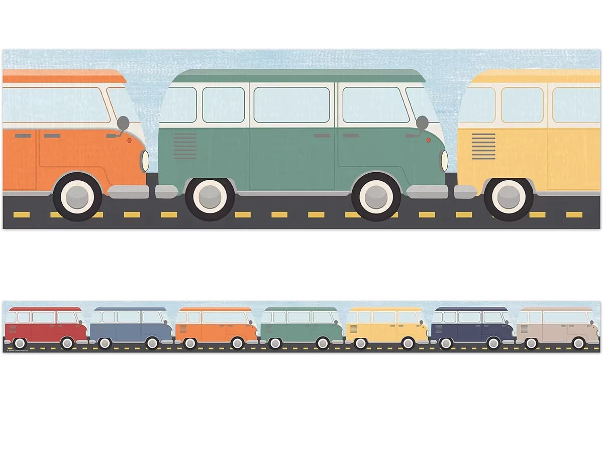 Moving Mountains Camper Van Border - US 1947
