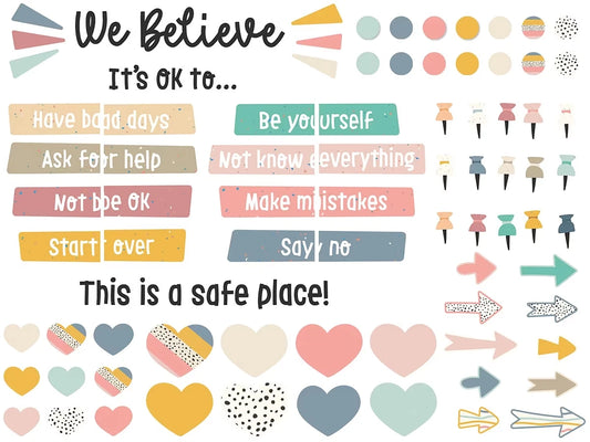 We Belong Motivational Bulletin Board Set - US 3392