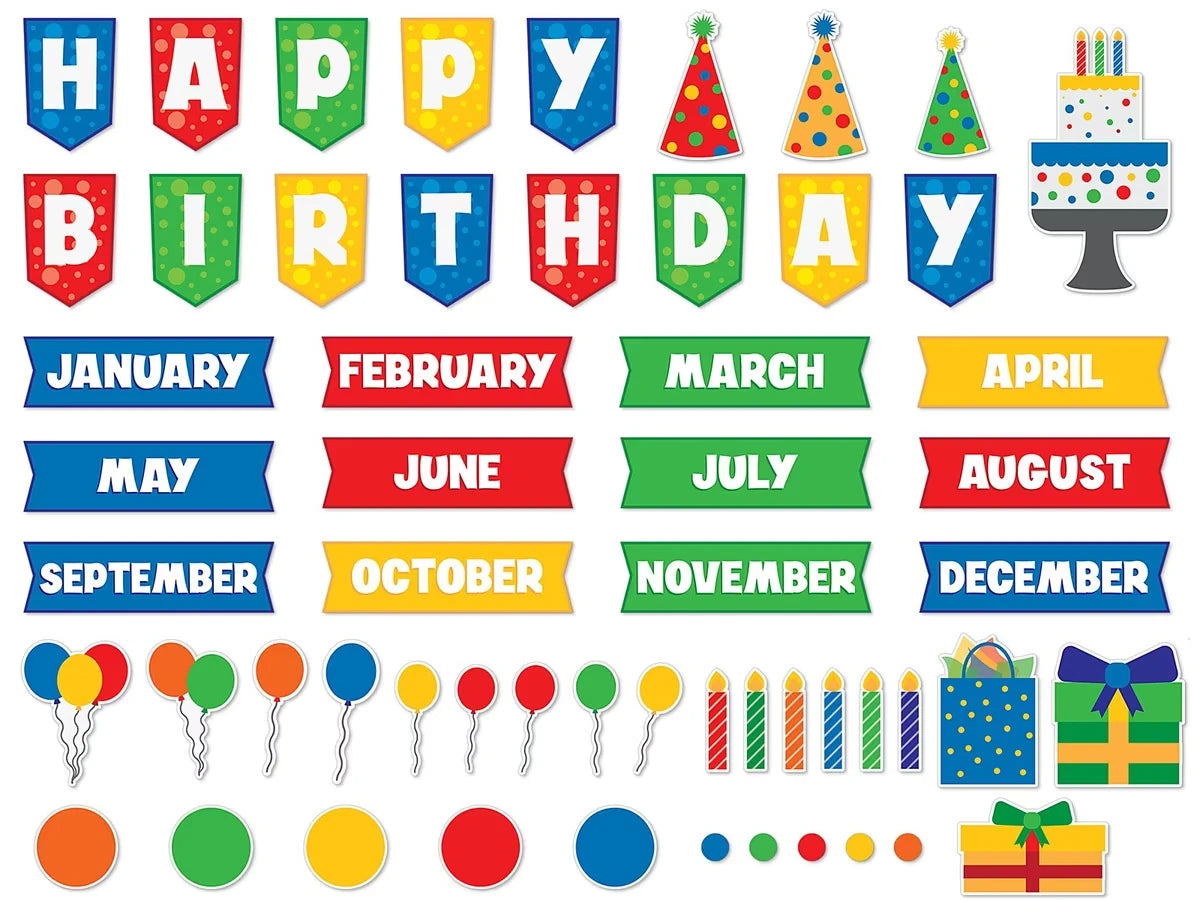 Birthday Fun Bulletin Board Set - US 2543