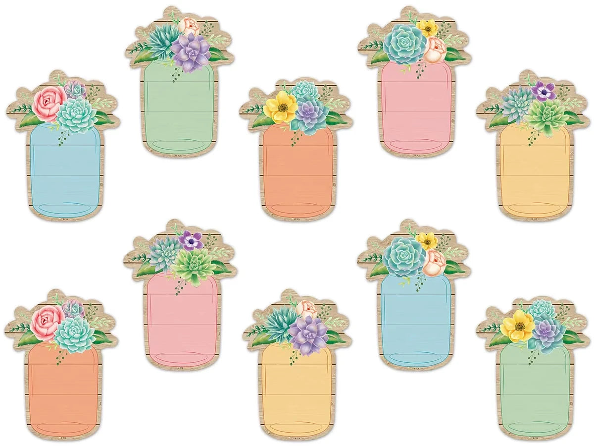 Rustic Bloom Mason Jar Accents - US 3003