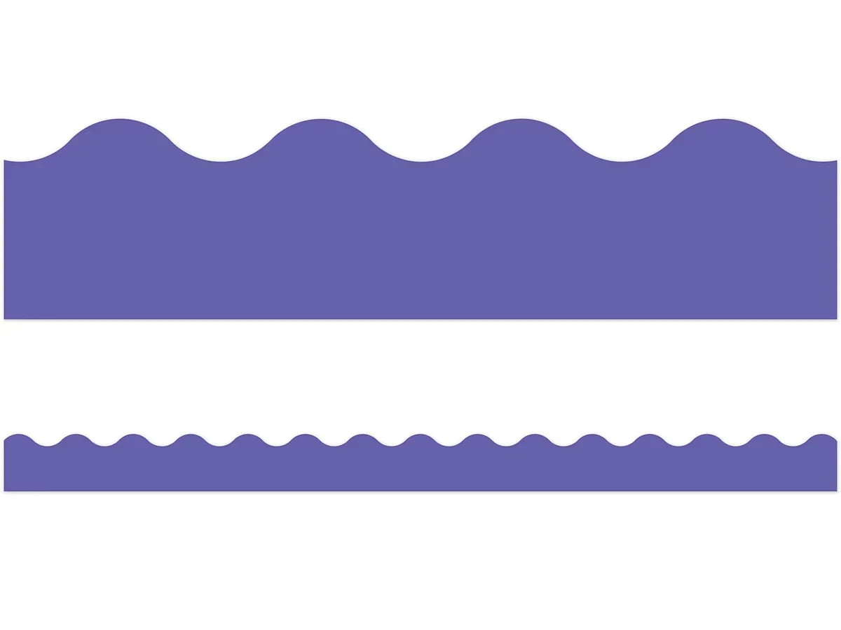 Purple Scalloped Border - US 1433