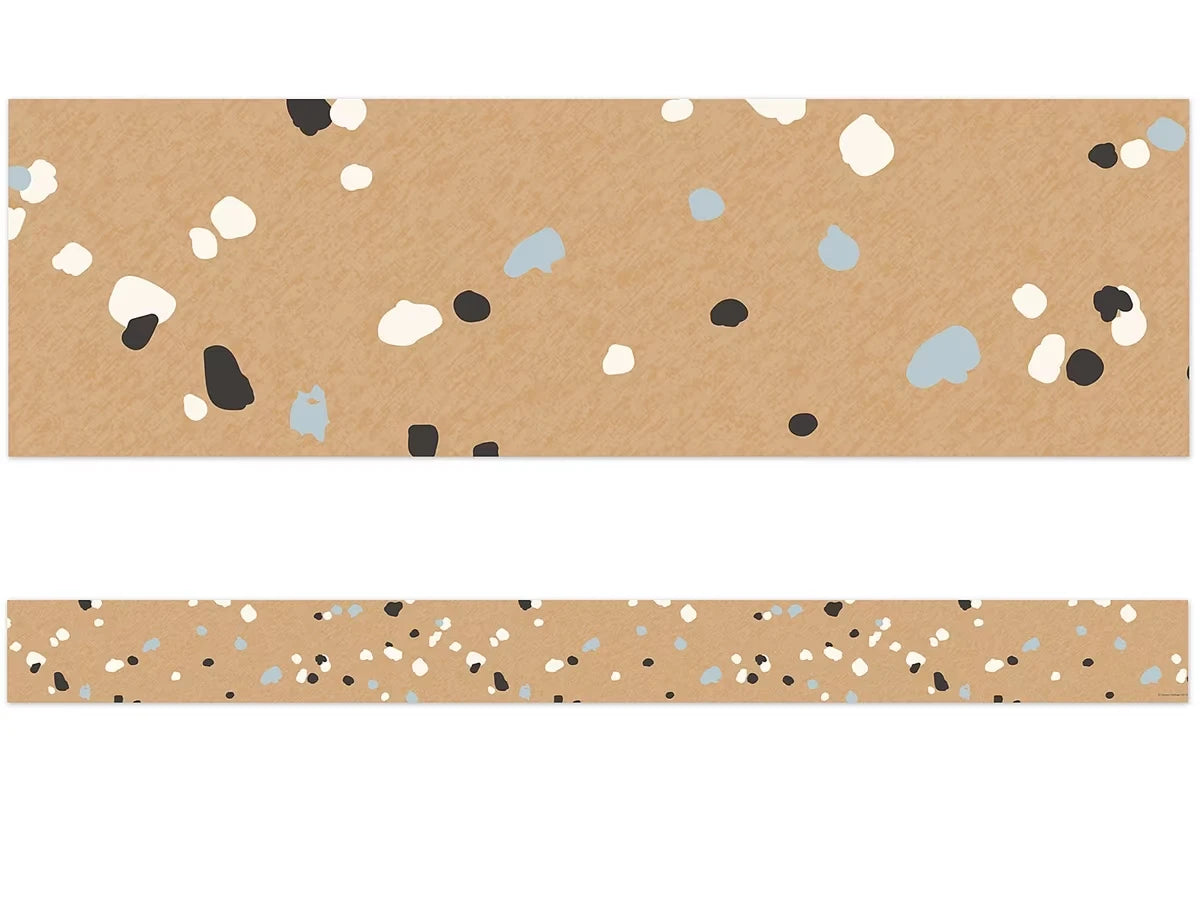 We Belong Speckled Kraft Paper Border - US 9475