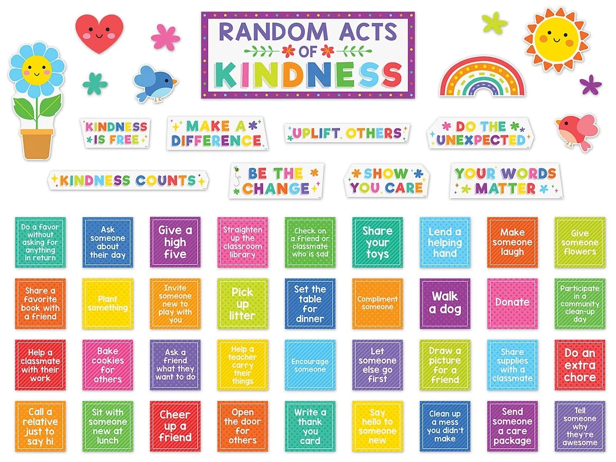 Colorful Kindness Bulletin Board Set - US 9983
