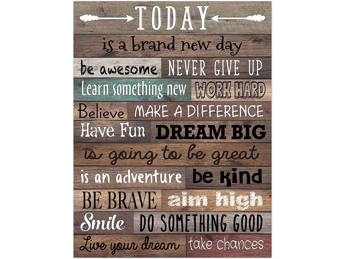 Home Sweet Classroom Today Is a New Day Poster - US 6359