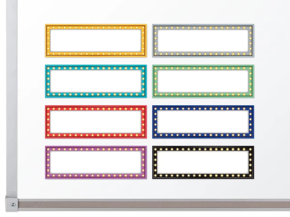 Marquee Magnetic Write & Wipe Accents - US 9216
