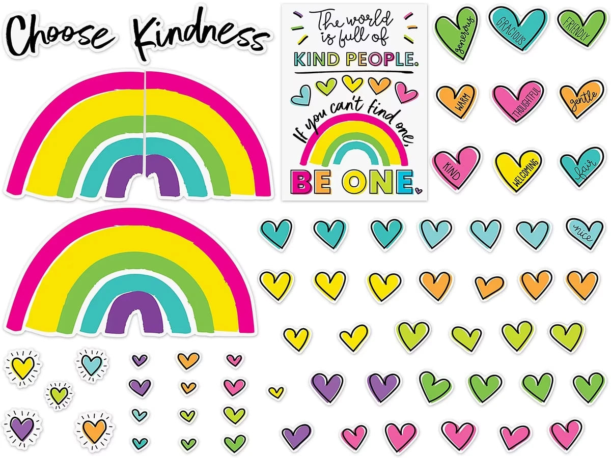 Kind Vibes Choose Kindness Bulletin Board Set - US 8499
