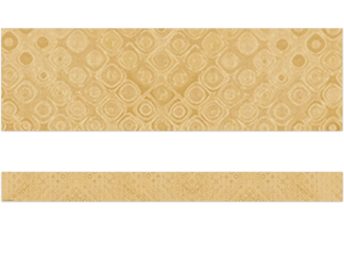 Wonderfully Wild Gold Textile Border - US 6767