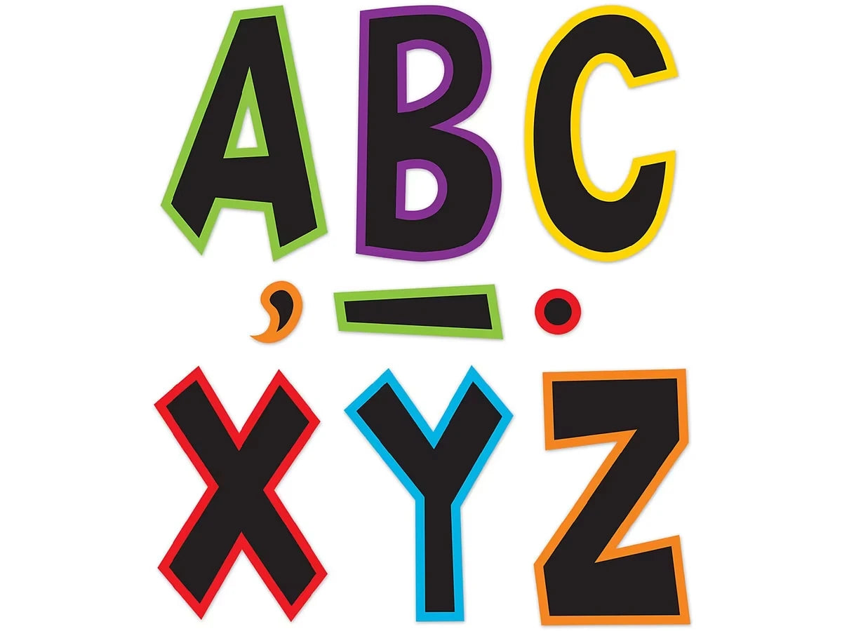 Electric Bright 7" Punch-Out Letters - US 1858