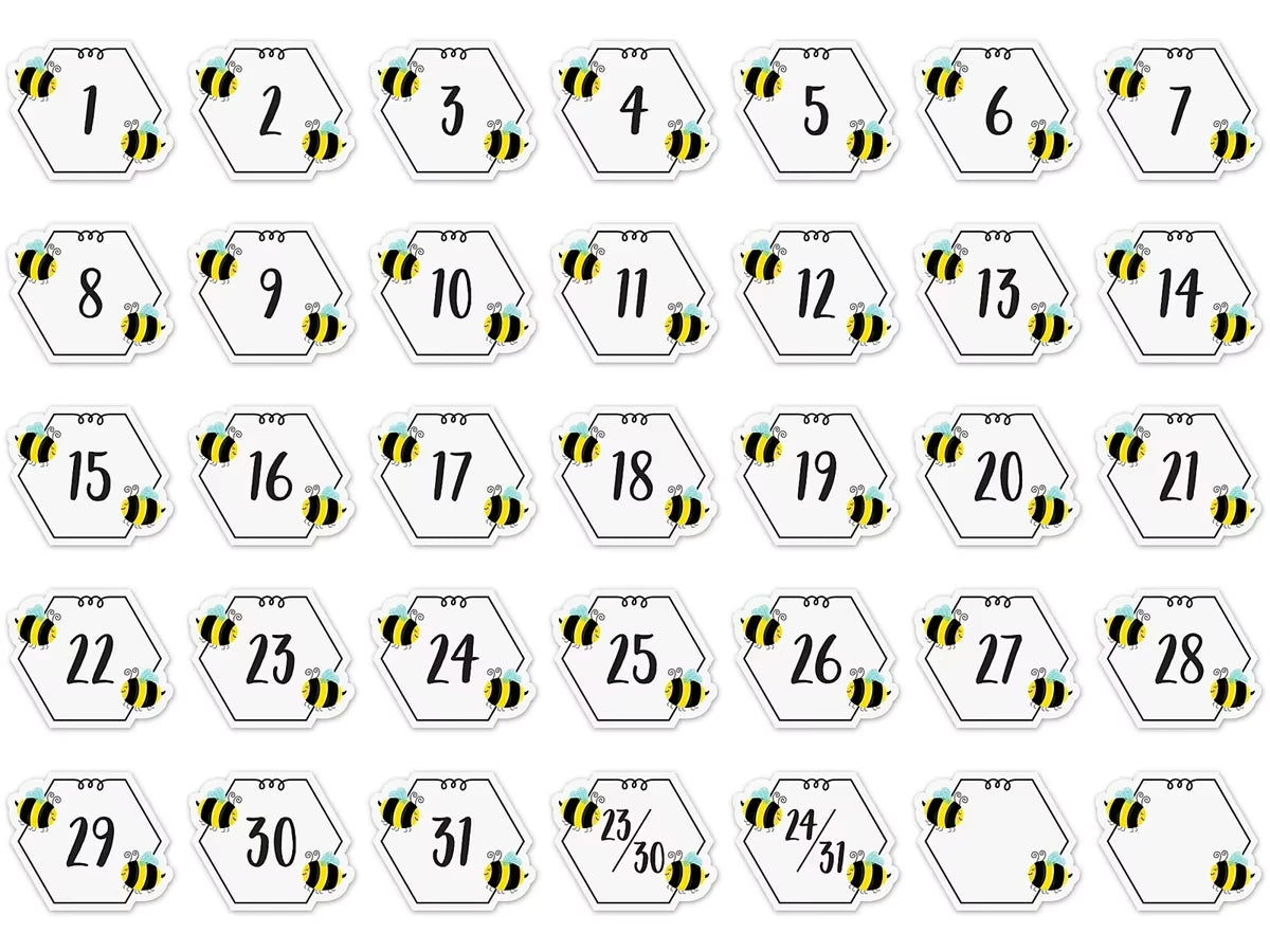 Busy Bees Calendar Mini Accents - US 9613