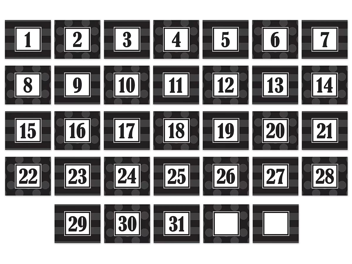 Sassy Double-Sided Calendar Mini Accents - US 1167