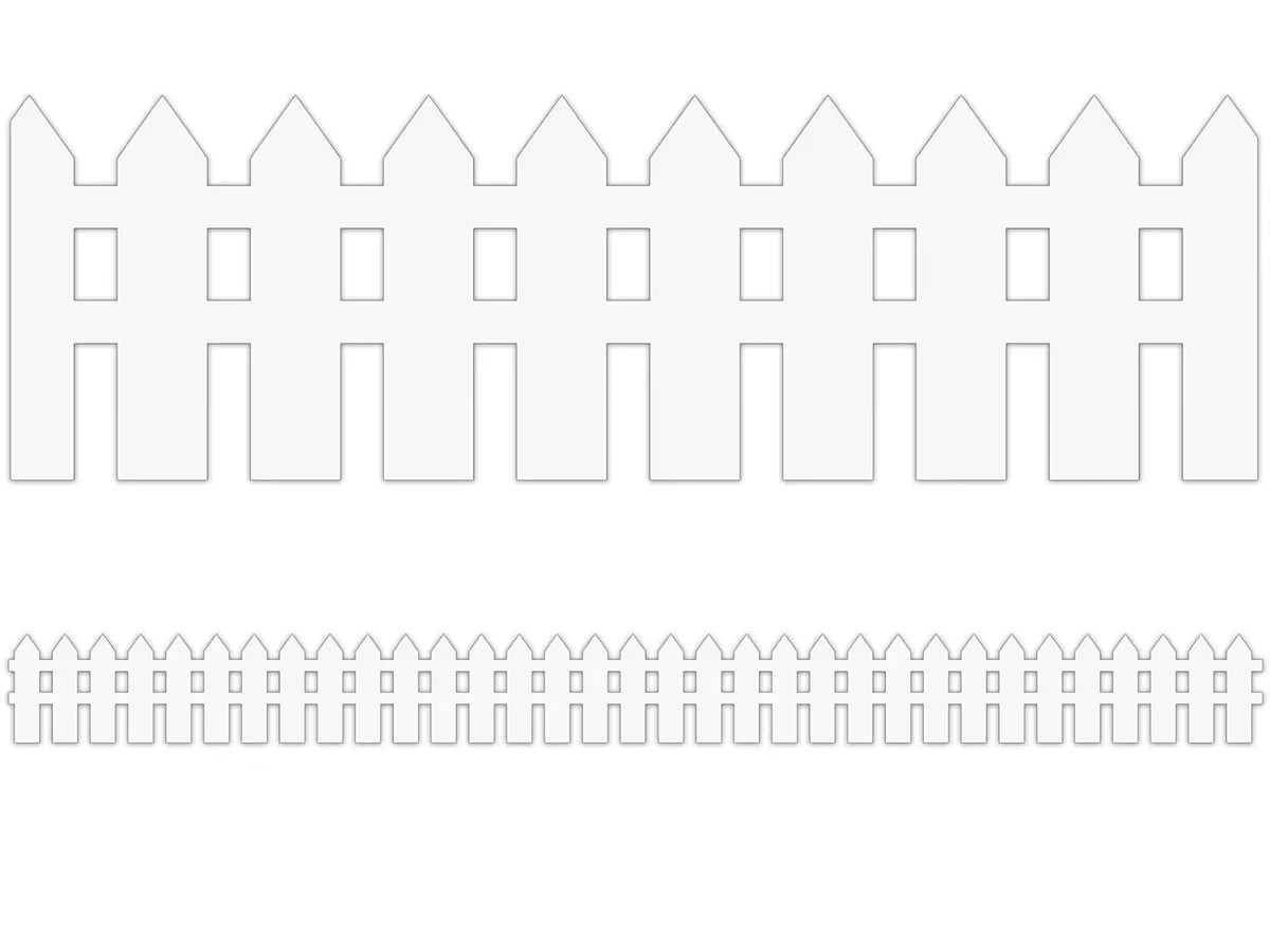 White Picket Fence Border - US 7917